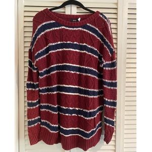 Oversized stripped BDG sweater from Urban Outfitters
